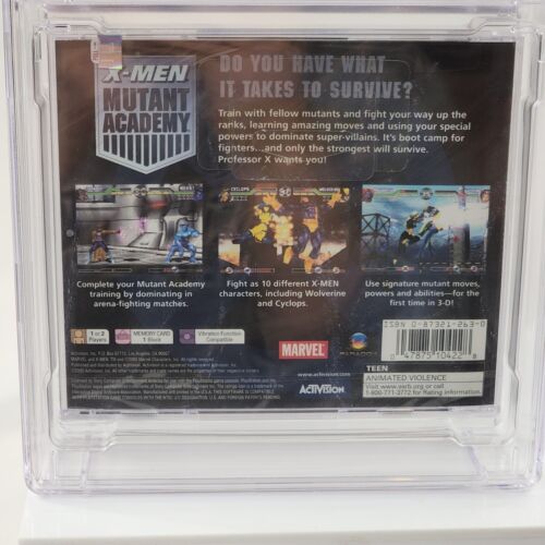 X-Men: Mutant Academy (Sony PlayStation 1, 2003) PS1 CGC 9.8 A+ New Sealed Game - Picture 5 of 6