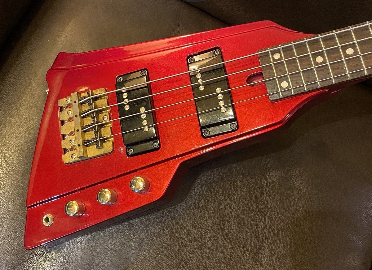 Aria Pro II WL Wedge Bass METALLIC RED 1984 Made in Japan Aria Pro II WL Wedge Bass METALLIC RED 1984 Made in Japan