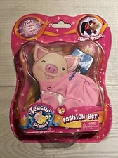 Teacup Piggies Fashion Set  Pink Athletic Suit and Blue Laced Shoes