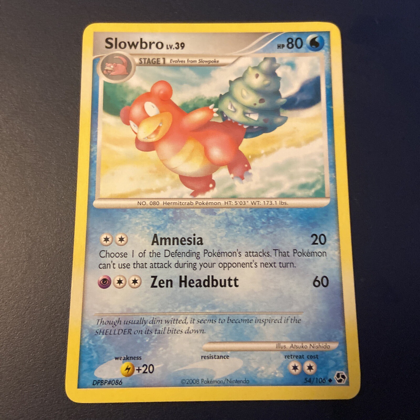 Slowbro 54/106 Great Encounters Diamond & Pearl Pokémon TCG Uncommon Regular