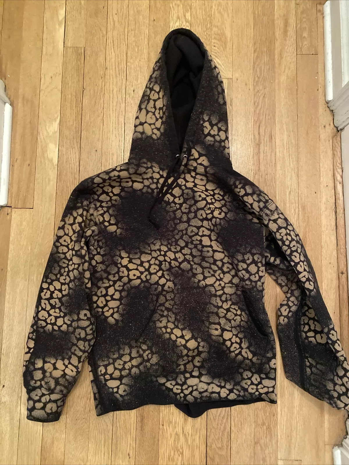 Sweat à capuche imprimé guépard/léopard SUPREME