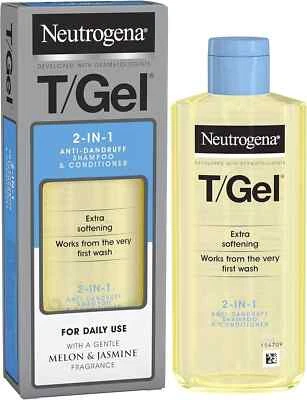Neutrogena T/Gel 2 in 1 Anti-Dandruff Shampoo and Conditioner 250ml UK