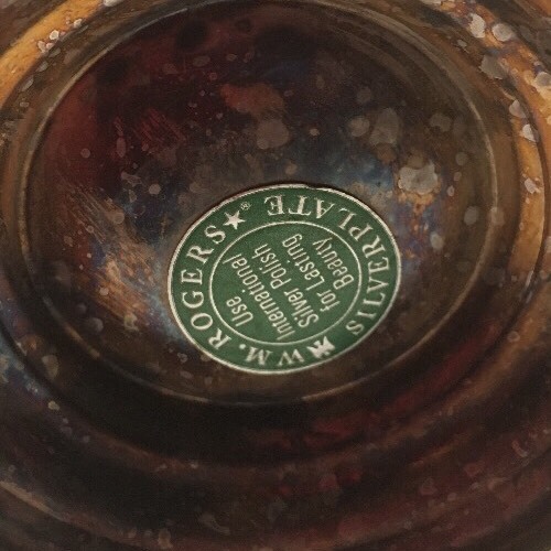 Nachlass WM Rogers Silber Teller Kaffee / Teekanne * - Bild 9 von 9
