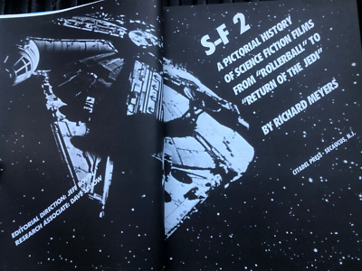 HARDCOVER BOOK S-F 2 A PICTORIAL HISTORY OF SCI-FI FILMS 1ST