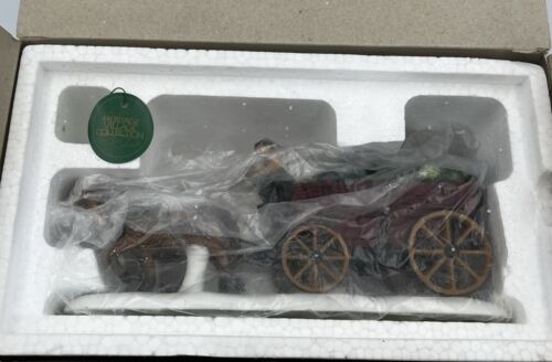 Dept 56 Carrello da Squash Trainato da Cavalli di Bachmann Cavalli Autonomia con Scatola Ritirato - Foto 9 di 11