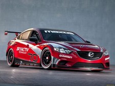 Cars mazda tuning race Desk Mat Stitched