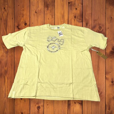 NWT LRG Lifted Research Group Butter Cream Color Graphic T-Shirt Size 2XL