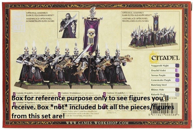 Warhammer Dark Elves ミニチュアセット Painted Miniature Warhammer Dark Elves Corsairs Unit x24 | eBay
