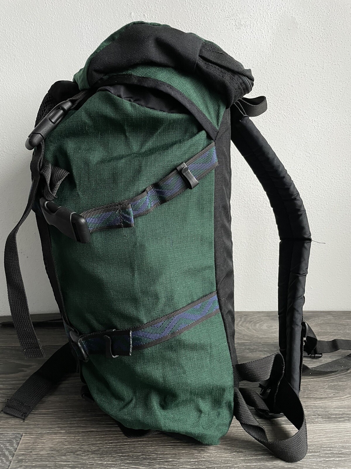 JANSPORT Backpack LARGE Hiking Trail Pack Cinch Top M… Gem