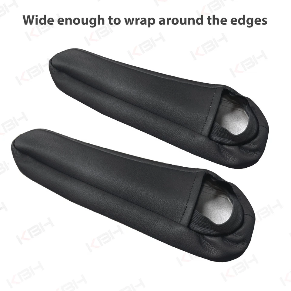 Ajuste 2001 2002 2003-2006 Honda CR-V CRV asiento delantero reposabrazos vinilo cubierta antideslizante negro Foto 3 de 4