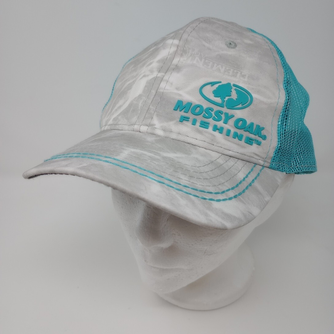 PONY Cappello Berretto Donna Muschio Oak Pesca Blu Rete Schiena Coda di Cavallo Lento Snap Regolabile