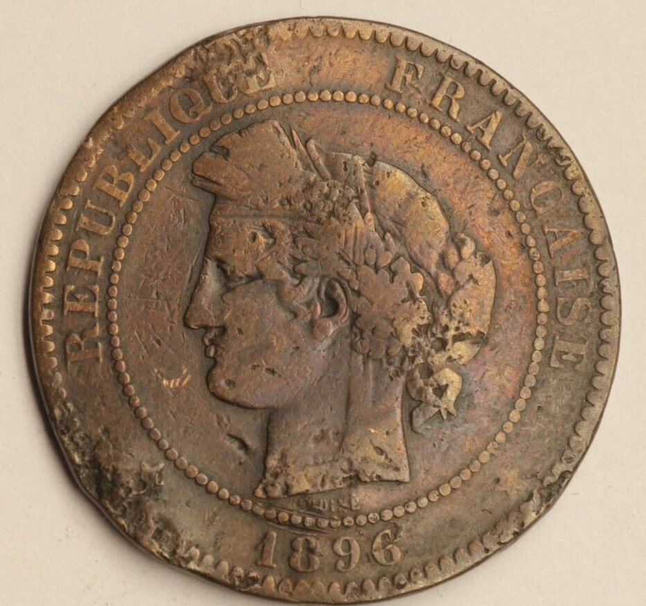 1896 年法国硬币| eBay