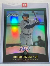 Ichiro Suzuki 2001 Bowman Chrome Green Japanese Auto Autograph 2016 8x10 32/50