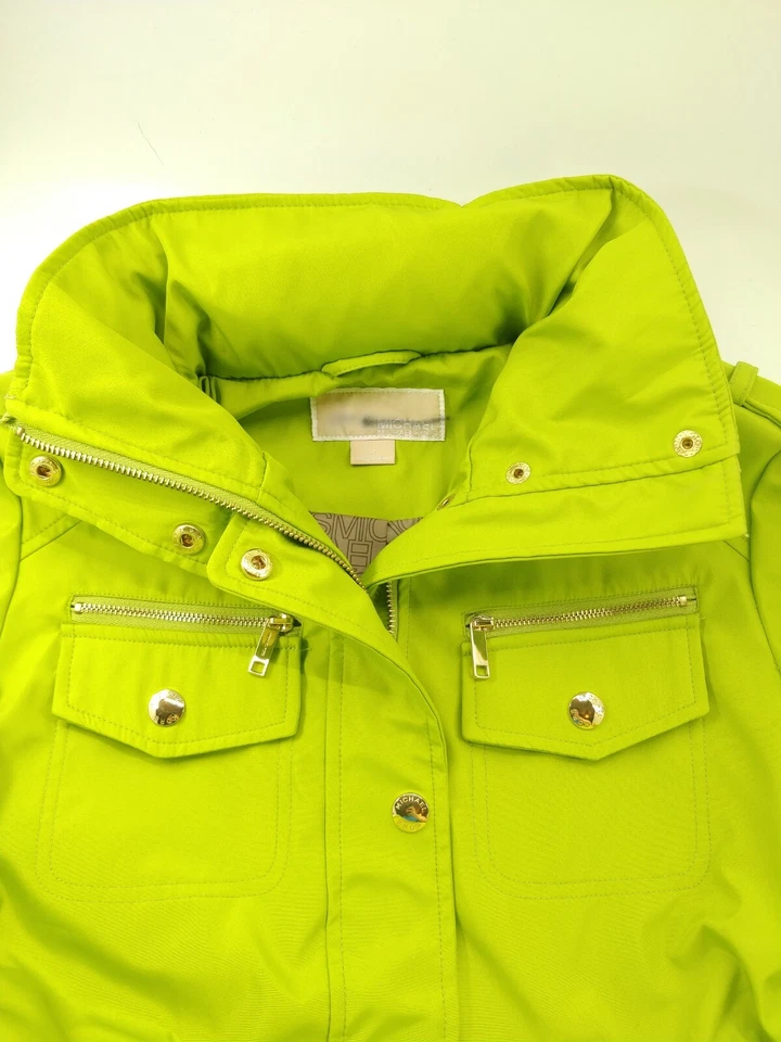 Michael Kors Women's Fashion Rain Coat in Lime Green, XS - Image 4 of 4