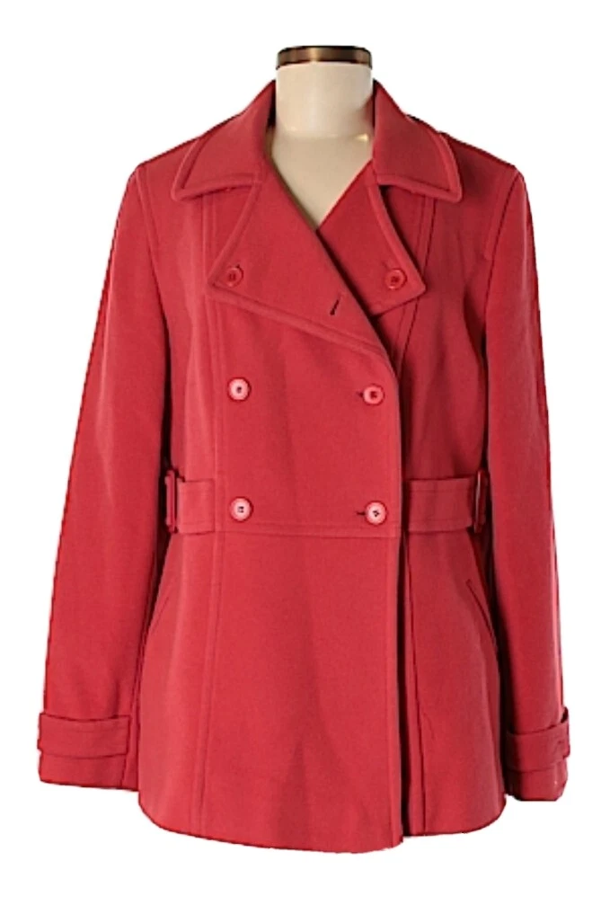 Ann taylor red coat top