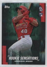 2018 On Demand Rookie Sensations Online Exclusive Green 37/50 Harrison Bader nd3
