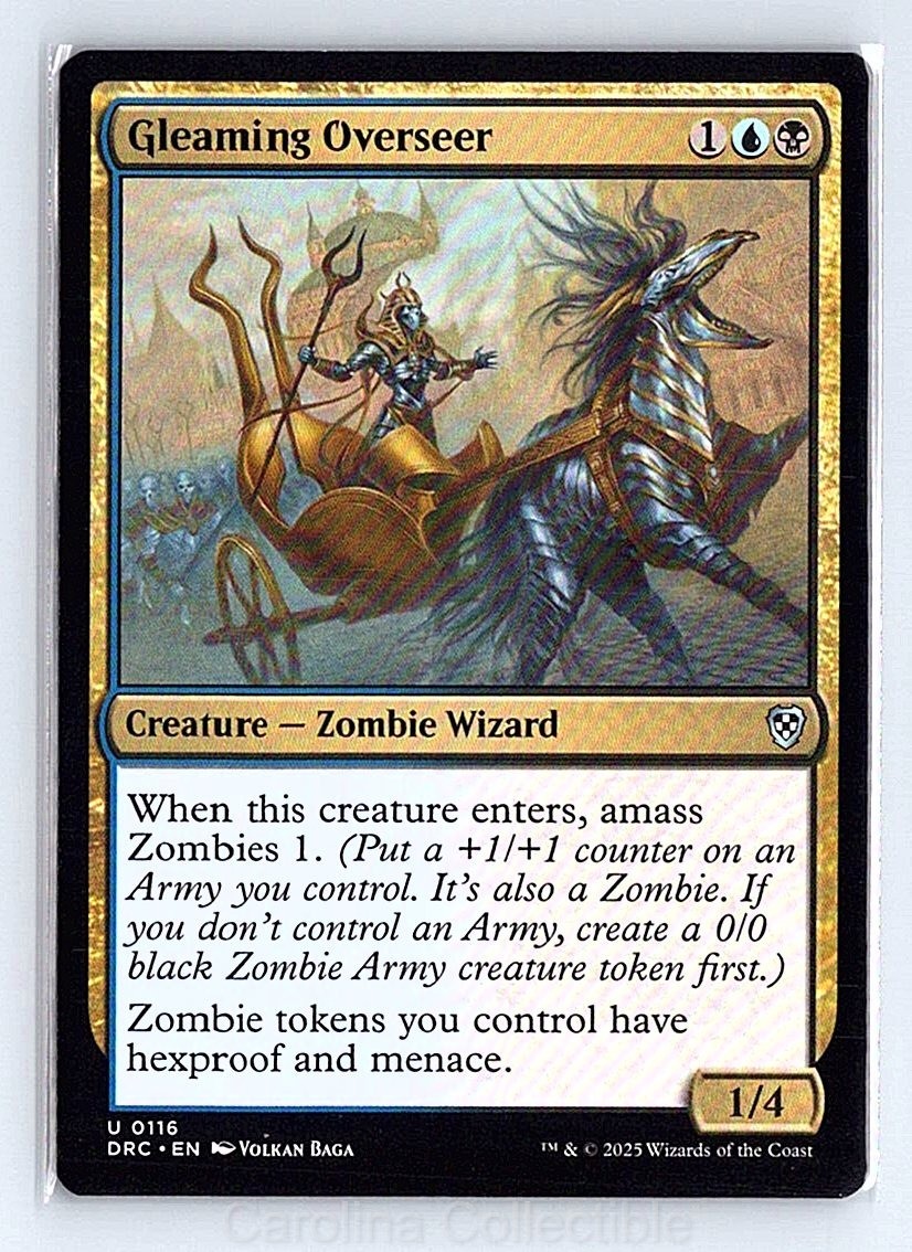 Gleaming Overseer Near Mint - Commander: Aetherdrift 116 Magic: The Gathering