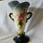 Vintage HULL Art Pottery  Flowers Woodland Vase USA W18  10 1/2"  Beautiful