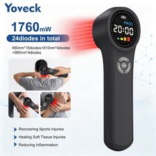 1760mW Cold Laser Pain Relief Device 660nm 810nm 980nm for Sports Injuries LLLT