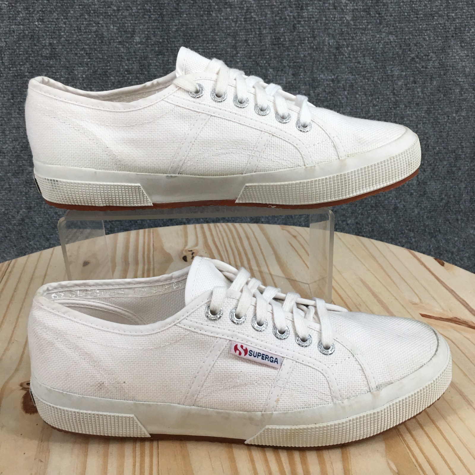 White Fabric Lace Up 6392635713