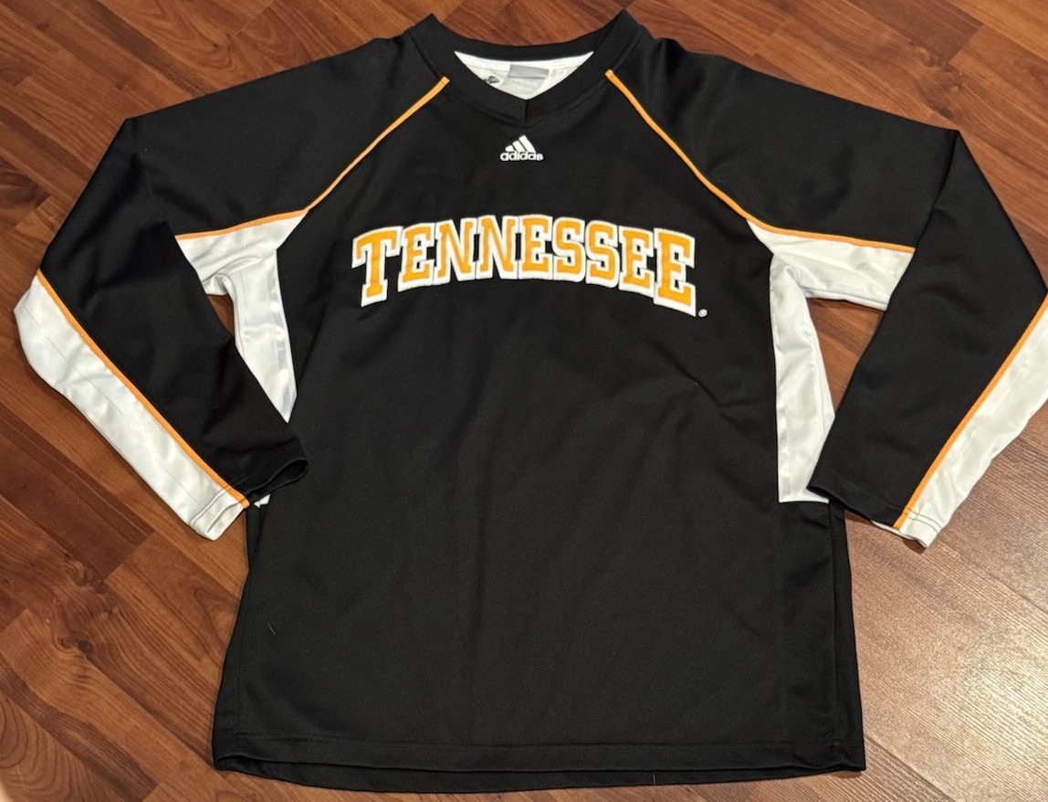 Adidas Tennessee Volunteers Climacool V-Neck Jersey in Black and White