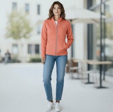 KJUS Womens 38 Medium Pink Long Sleeve Full Zip Golf Mirra Jacket