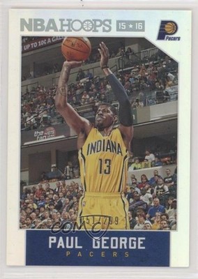 2015-16 Panini NBA Hoops Silver 151/299 Paul George #226 01oi