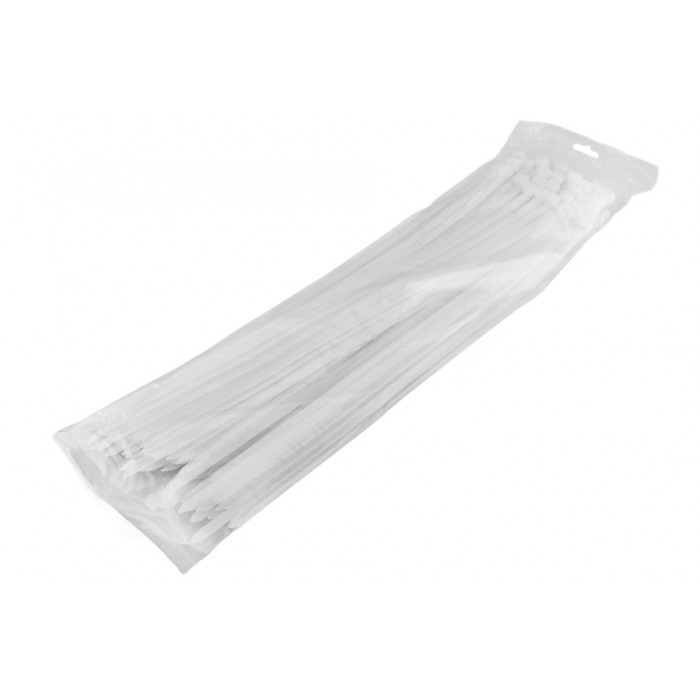 Attache cable blanc 500mm Cirflex pour fixer vos gaines de chantier et grands faisceaux