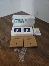 BSEED Smart Light Switch,Alexa,Google Home,1 Gang Touch Switch,2 Way,APP,2 Pack