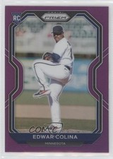 2021 Panini Prizm Purple Prizm Edwar Colina #51 k6j