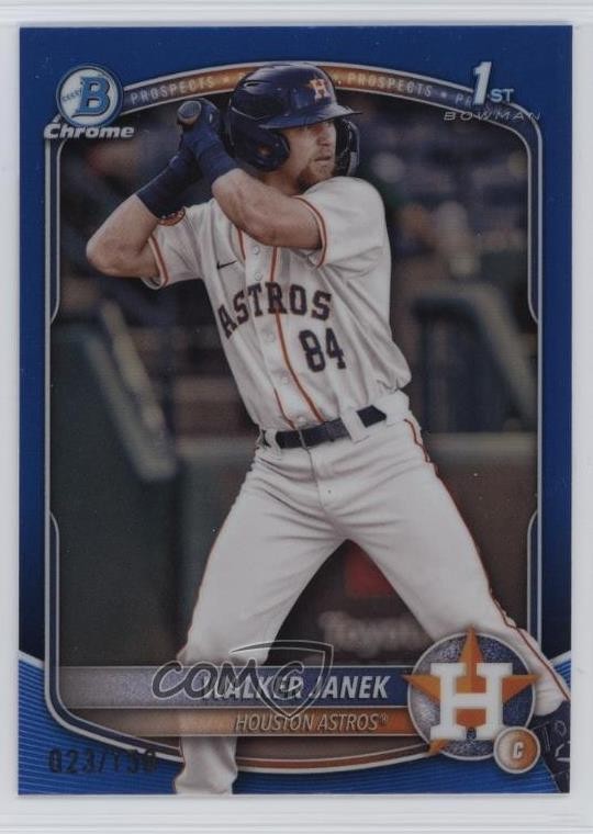 2025 Bowman Chrome Prospects Blue Refractor 23/150 Walker Janek #BCP-15 0wn0