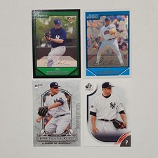 (8) Joba Chamberlain Lot Bowman Chrome Draft RC rookie card Upper Deck New York
