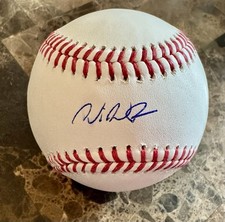 NEW YORK YANKEES PITCHER WILL WARREN SIGNED AUTO OFFICIAL MLB BALL WITH JSA.
