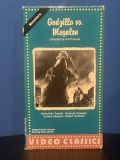 Godzilla Vs Megalon VHS 1985 Video Classics Monster Kaiju Horror RARE CULT