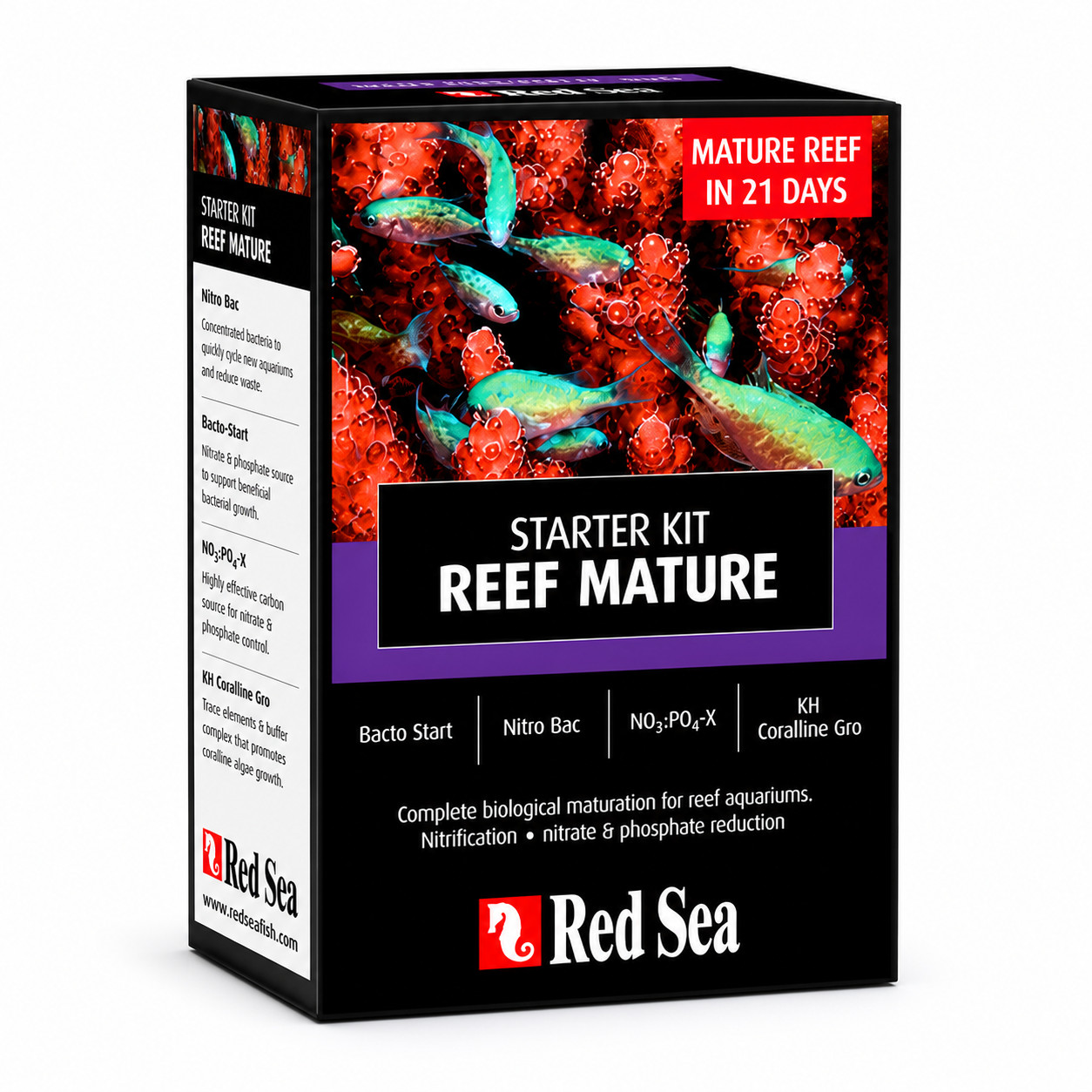 Red Sea Reef Mature Pro Kit - 21 Day Marine Aquarium Maturation & Cycle Kit