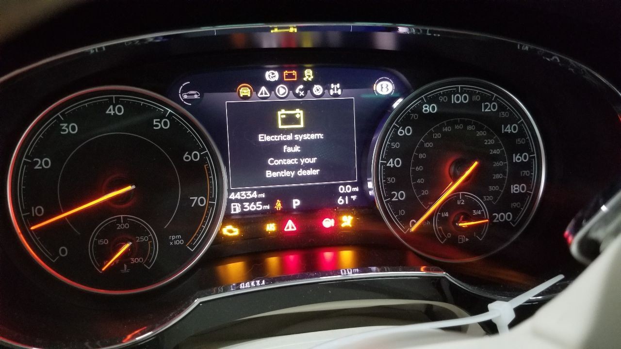 17 BENTLEY BENTAYGA 6.0L W12 SPEEDOMETER INSTRUMENT GAUGE CLUSTER 36A920870