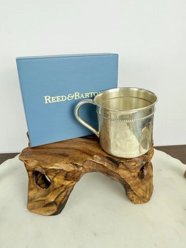 Vintage Reed & Barton Sterling Silver Baby Cup in Original Box - 68.87 grams