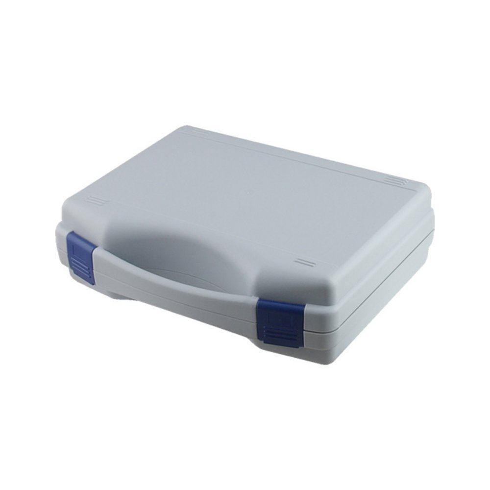 Plastic Tool Carry Case Equipment Storage Toolbox White Briefcase Foam Block