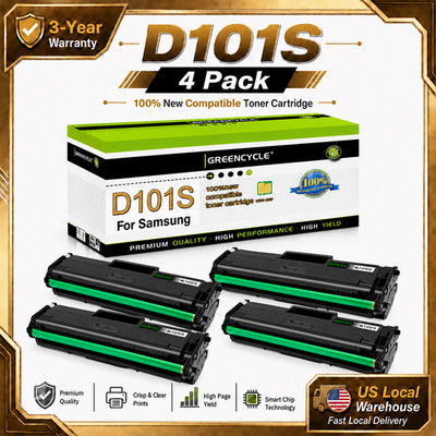 4 PK 101S MLT D101S MLT-D101S High Yield Toner Cartridge For Samsung Printers