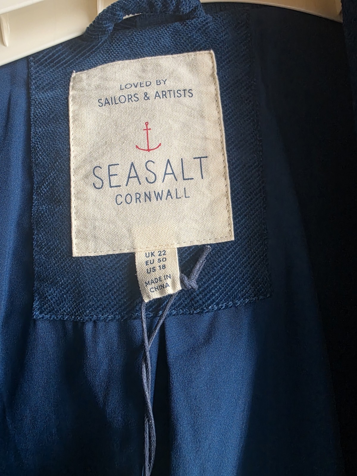 Seasalt CORNWALL Brightwork  Corduroy Jacket  Size 22 New With Tags image 2
