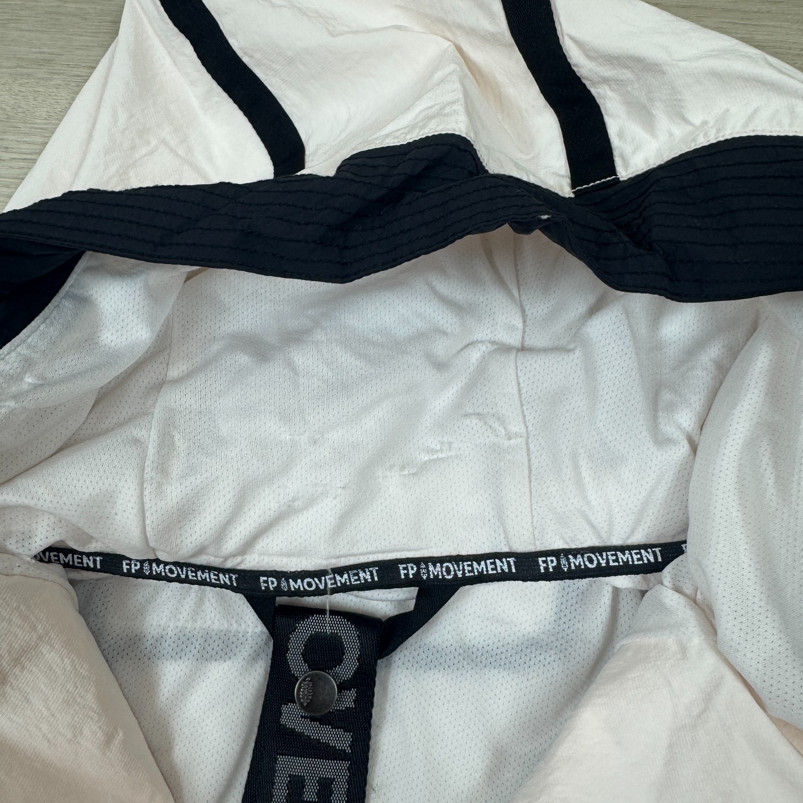 Free People Movement Peace Out Backpack Parachute Parka Size XS/S White image 6