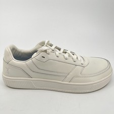 Flux Footwear Adapt Leather Trainer White Mens Size 11 Athletic Shoes Sneakers