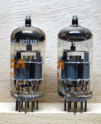 Pair: MULLARD ECC88 6DJ8 | SEHR GUT   RCA PRINT balanced Tubes Röhre ( 6922 )