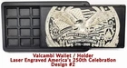 Valcambi Wallet - Holds 1 gram Silver or Gold Bars - Laser Engraved Americas 250
