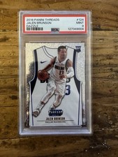 2018-19 Panini Threads Jalen Brunson Rookie Dazzle #124 PSA 9