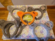 Great Wolf Lodge Ears Gray Souvenir Headband Lot of 6 Wiley Howl O Ween A4