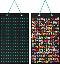 Hanging Shoe Charm Holder W/ 180 Holes Wall Mounted Display Organizer Shoe