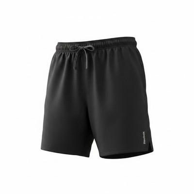 Reebok NWT Men's 2XL Workout Shorts PlayDry Black Athletic Gym Drawstring Active