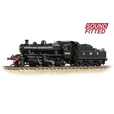 Graham Farish 372-627BSF N Gauge LMS Black Ivatt 2MT 6409 DCC SOUND