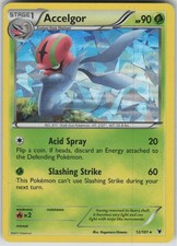 Accelgor - 12/101 (Cracked Ice Holo) Holo Rare Deck Exclusives 012/101 LP